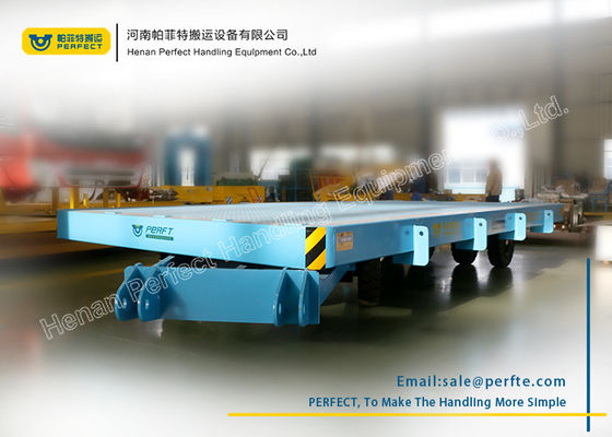 Heat-Resistant Heavy Duty Plant Trailer , 8 Wheels Container Transfer Platform
